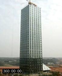 В Китае за 360 часов был построен 30-этажный отель
